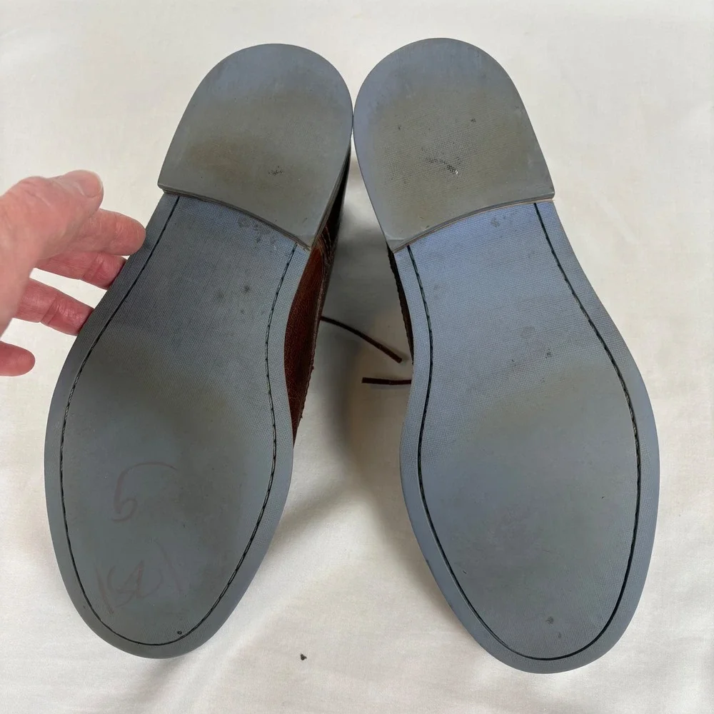 Cole Haan Chukka Desert Boots Size 9 Brown Leather Lace Up C11983 Ankle Workwear